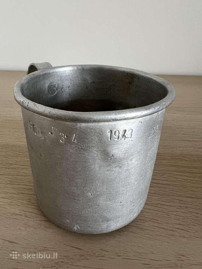 Karo laikų puodelis 1943 - nuotraukos Nr. 2