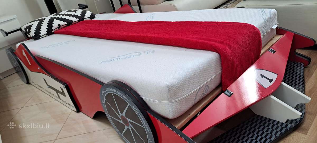 Išskirtine Lova "Formula 1"su Čiužiniu - nuotraukos Nr. 3