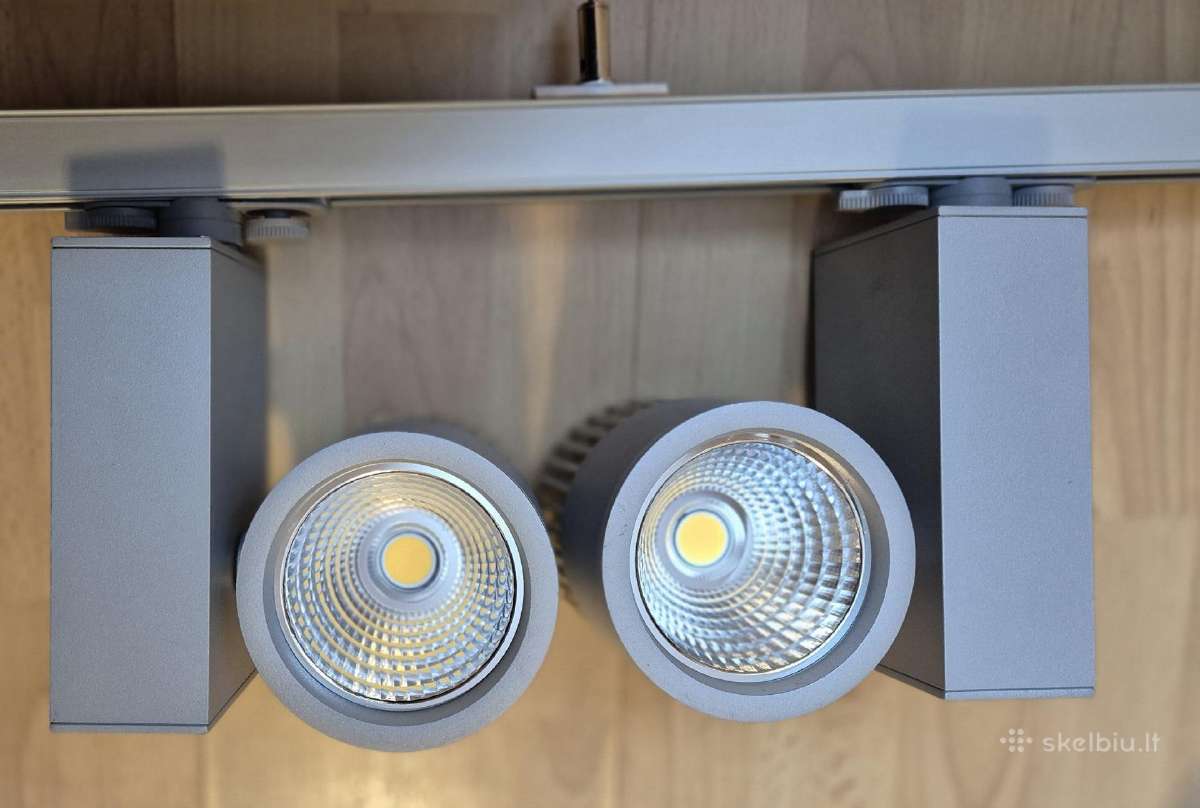 LED bėgių šviestuvai parduodami