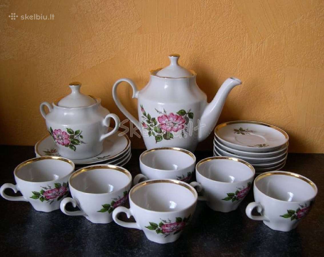 Porceliano komplektas.zr. foto. - nuotraukos Nr. 5