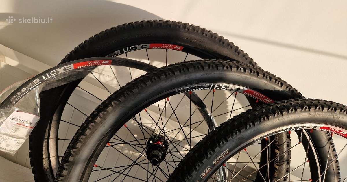 DT Swiss 29" ratai. 4 vnt.