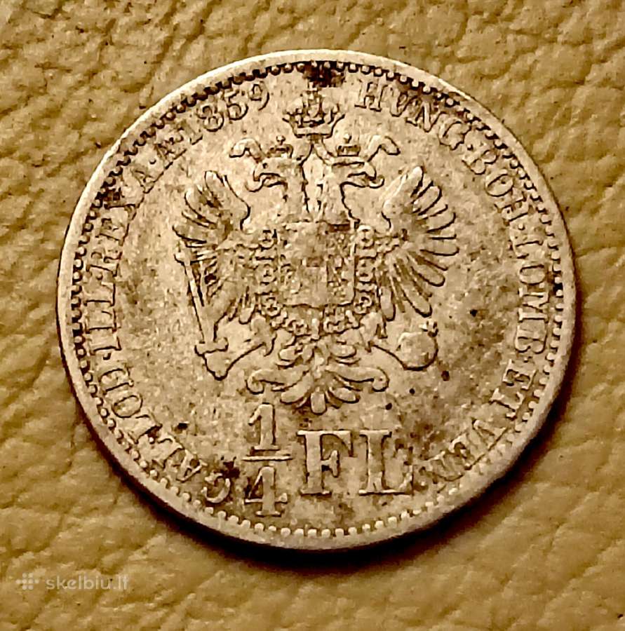 Retokas Austrijos-vengrijos 1/4 florino