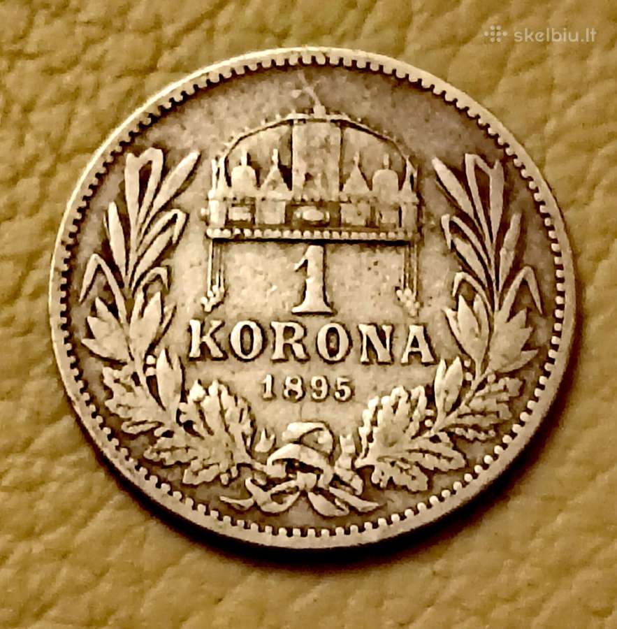1 Vengrijos korona 1895 m.