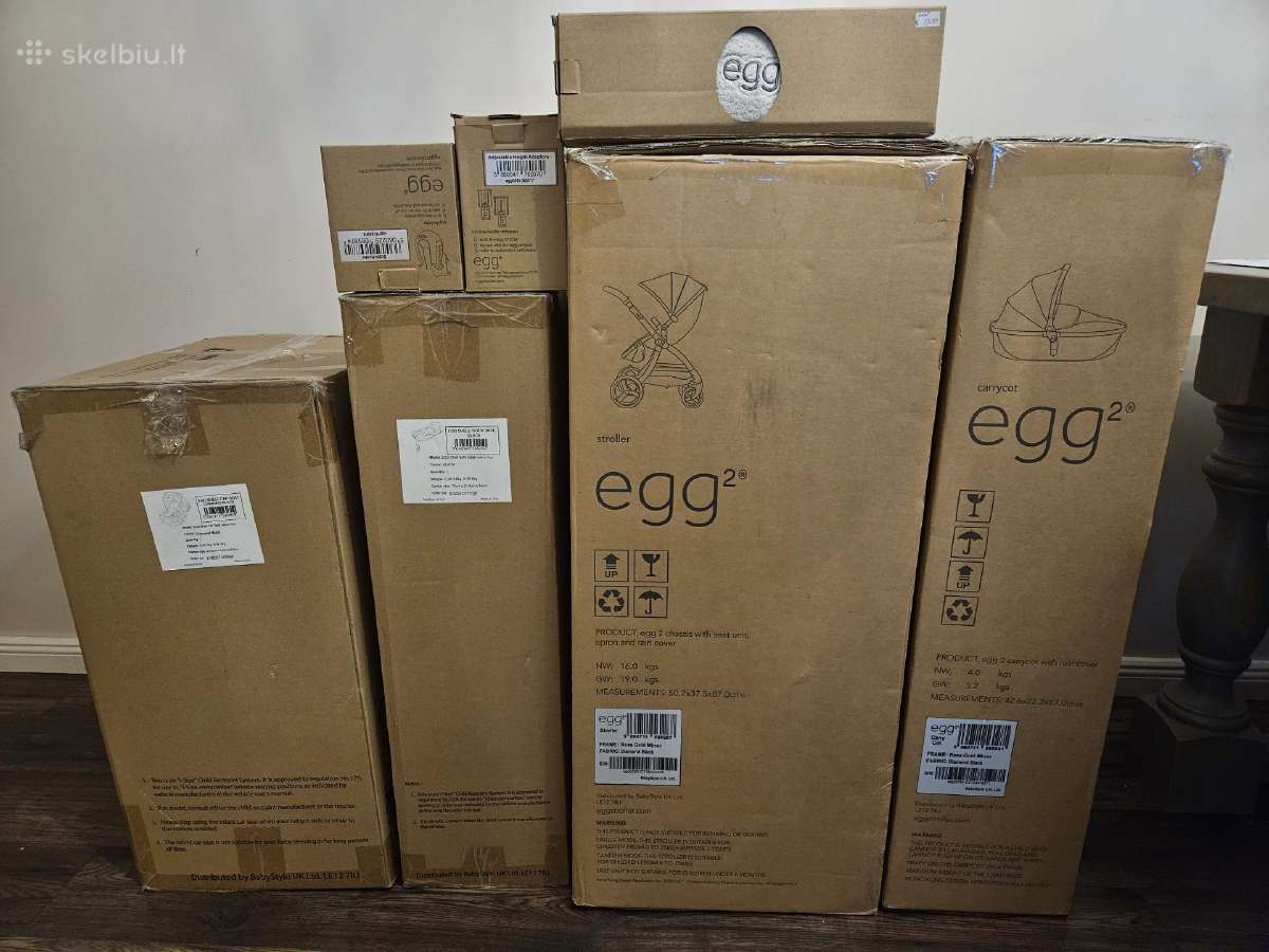 Egg 2 vežimėlis 5in1 pilnas komplektas nuo gimimo - nuotraukos Nr. 15