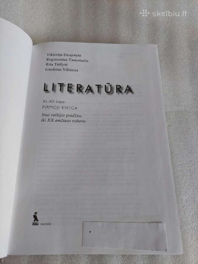 Literatūra 11-12 klasei - nuotraukos Nr. 2