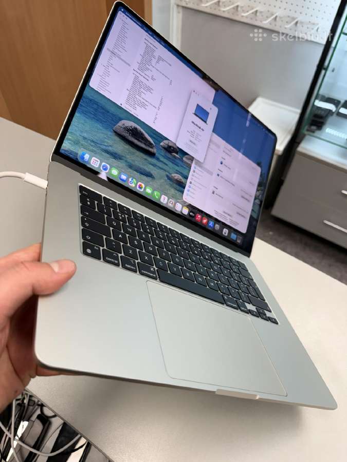MacBook Air 15 m2 256gb / 8gb RAM 100% bat, garant - nuotraukos Nr. 4