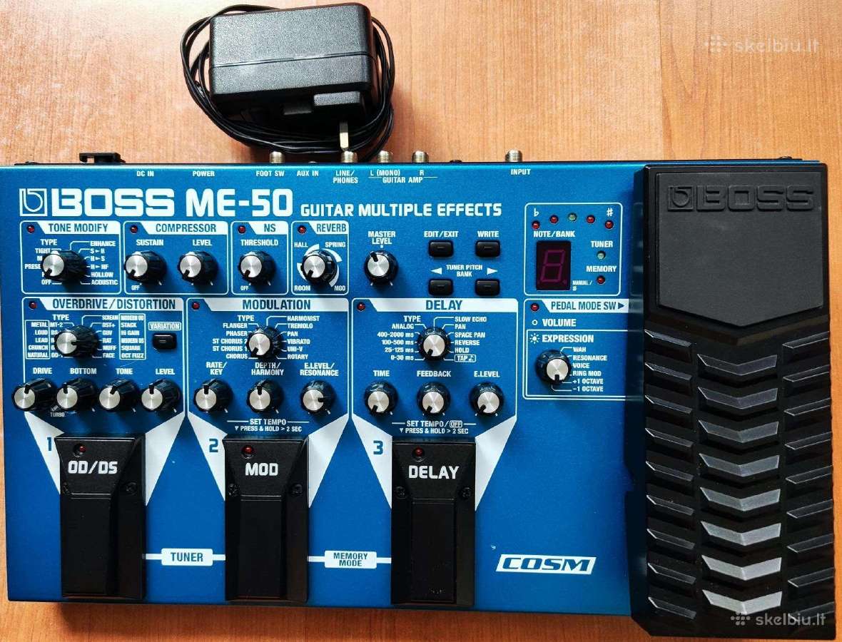 Parduodu Gitaros Bossme50 multiple effects