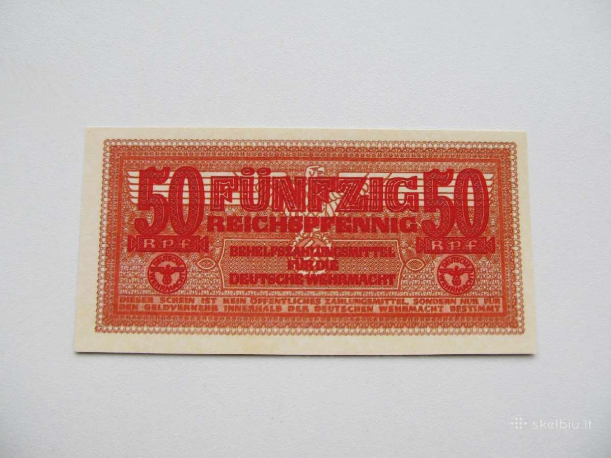 50 reichspfenigiu , Vermacht Vokietija , 1942