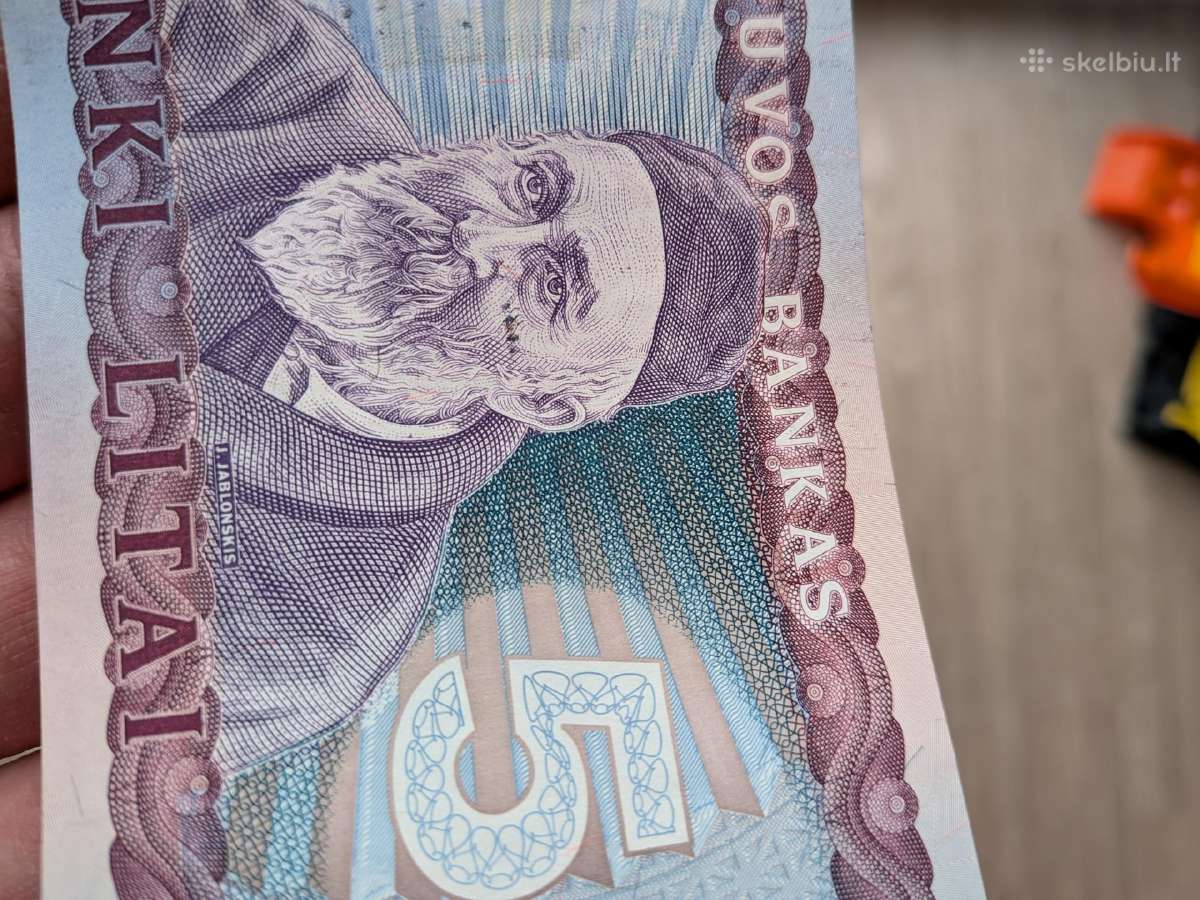 5 litai Jablonskis kolekcinio stovio - nuotraukos Nr. 5