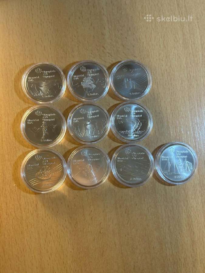 Sidabrinės monetos ,925prabos 24.3gr. - nuotraukos Nr. 2