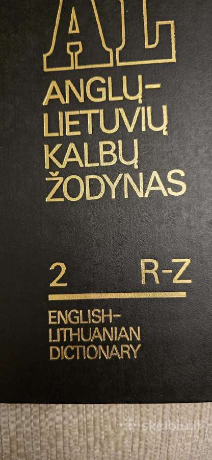 AL Anglų- Lietuvių Kalbų Žodynas,2 R-z