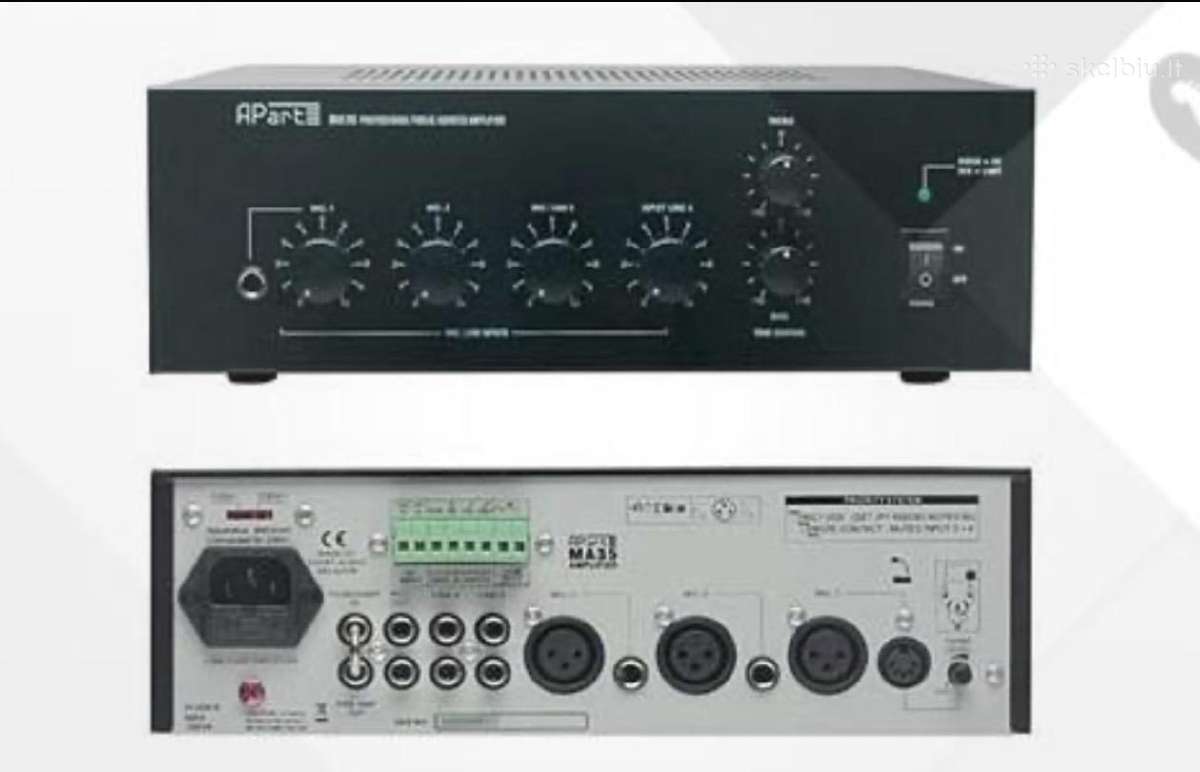 Apart audio stiprintuvas mixeris