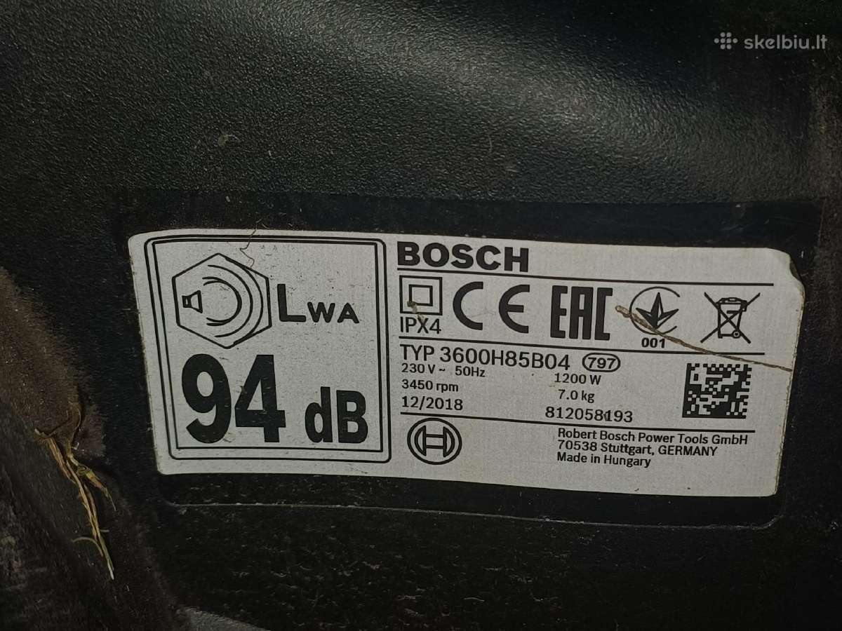 Parduodu mažai naudota elektrinė Boch žoliapjovė - nuotraukos Nr. 3