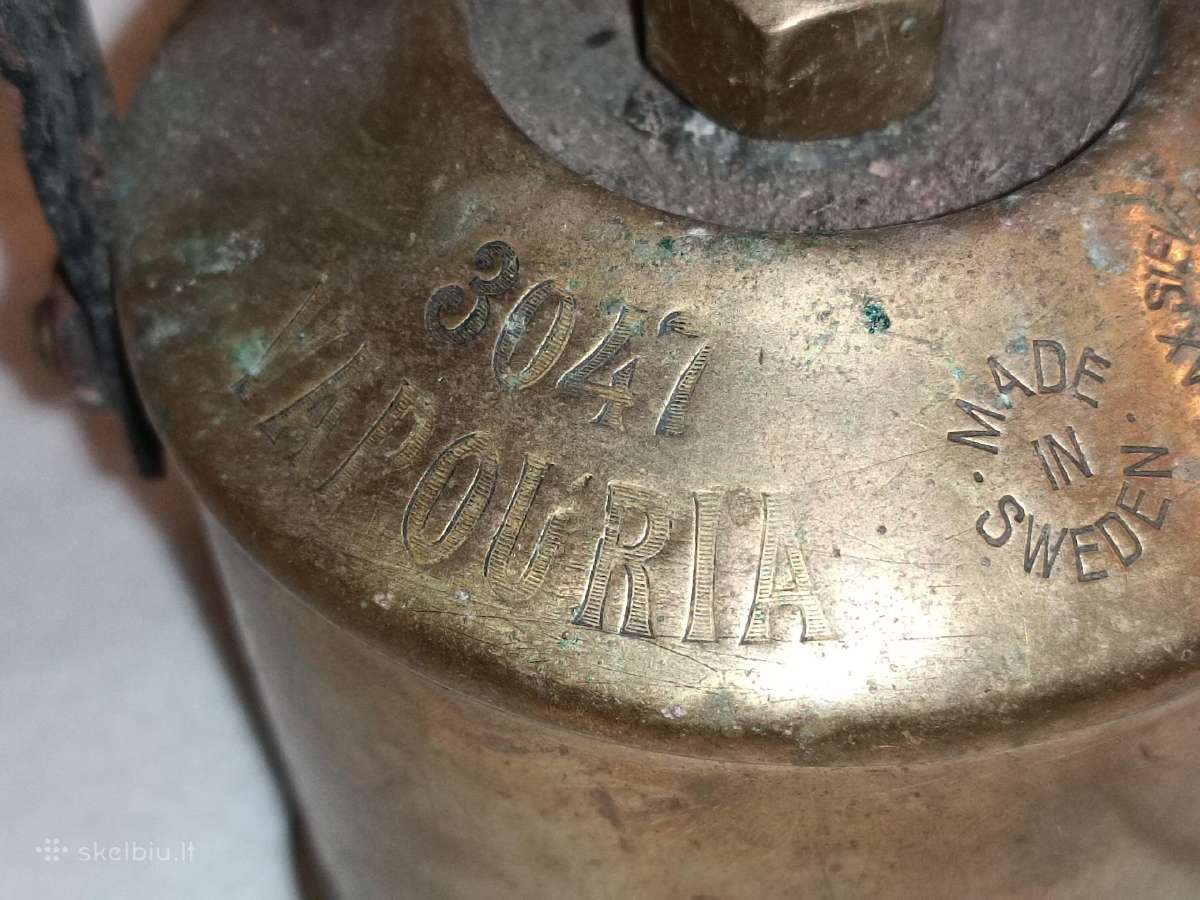 Antikvarinis Max Sievert degiklis/lempa, 3047 tipo - nuotraukos Nr. 5
