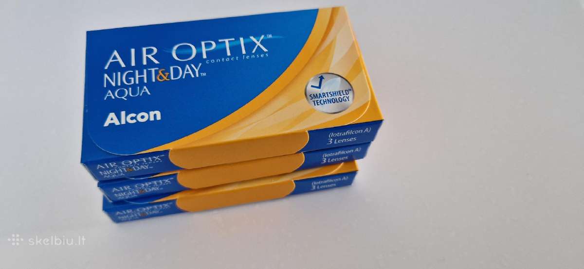Air optix night & day aqua kontaktiniai lęšiai -3