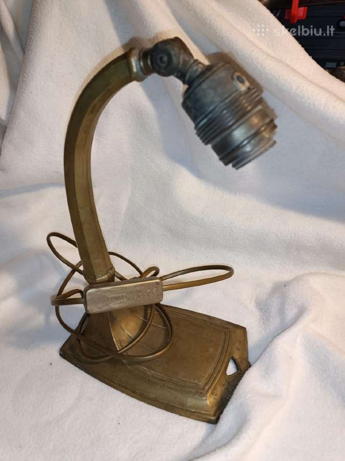 Art Nouveau stiliaus sen., retas stalo šviestuvas