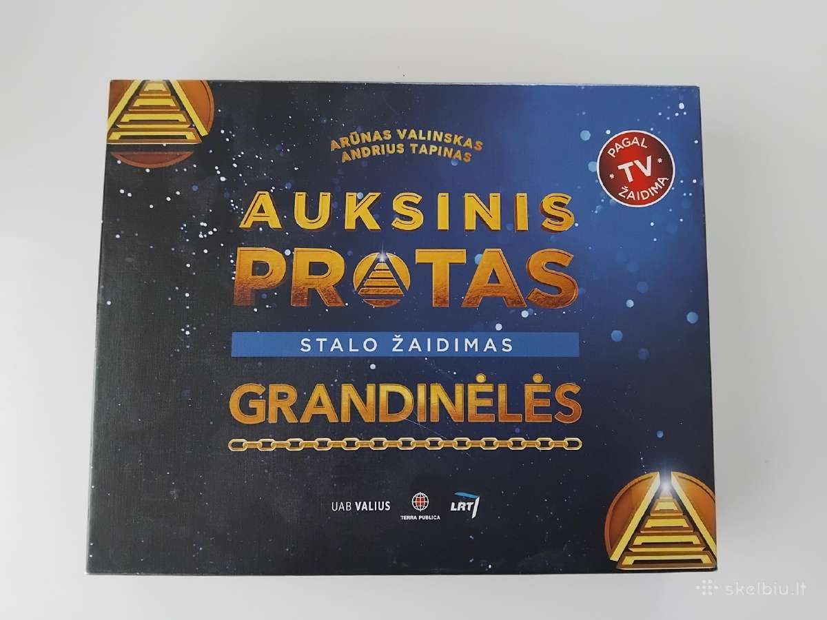 Stalo žaidimas. Auksinis protas. Grandinėlės