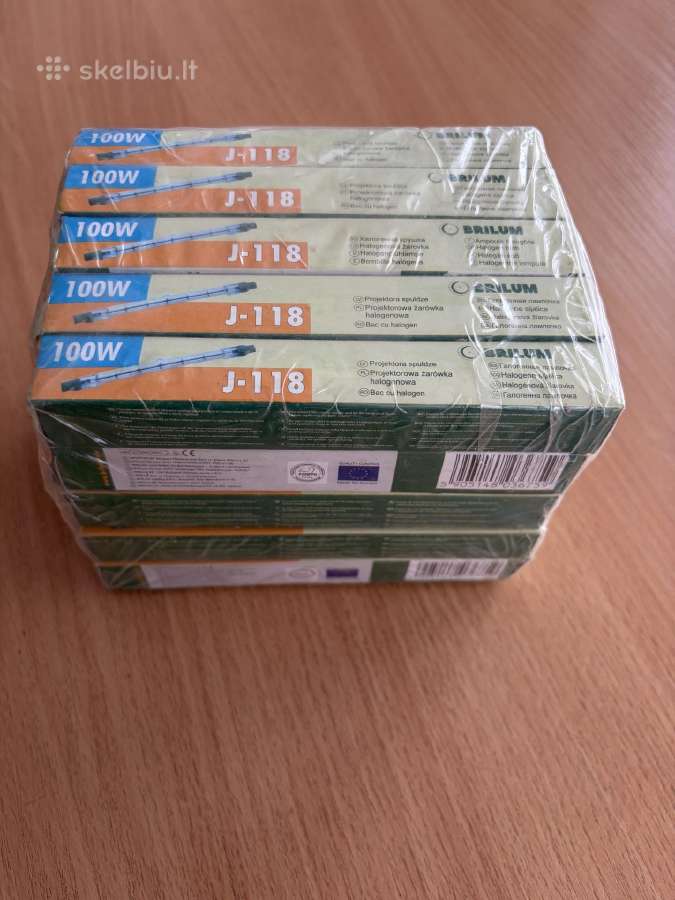 Brilum Halogenines lemputes J-118 J118 100w 25vnt