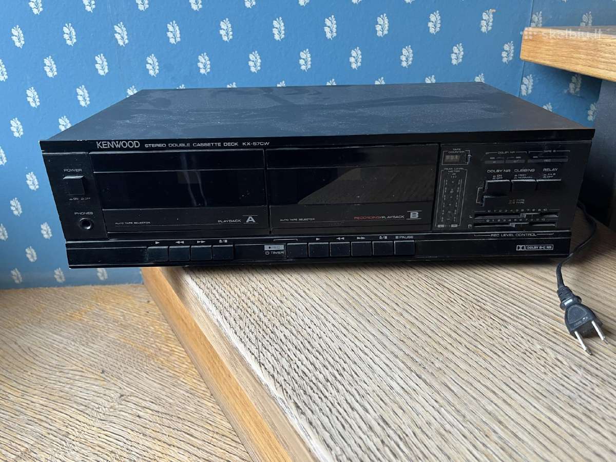 Kenwood kasetinė deka ir kasetės