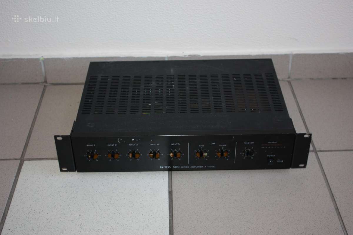 Stiprintuvas garažui Toa A-506e Amplifier/mixer