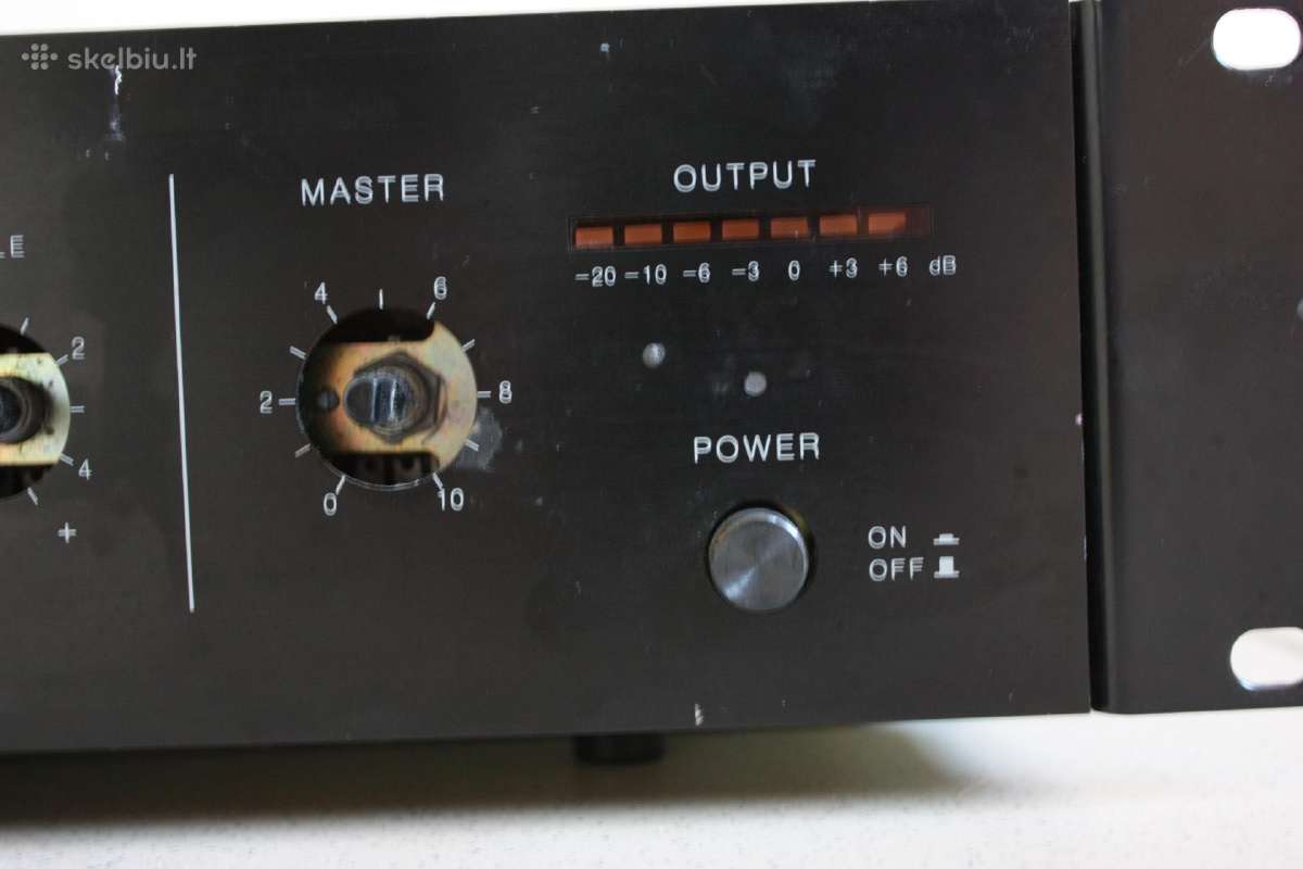 Stiprintuvas garažui Toa A-506e Amplifier/mixer - nuotraukos Nr. 4