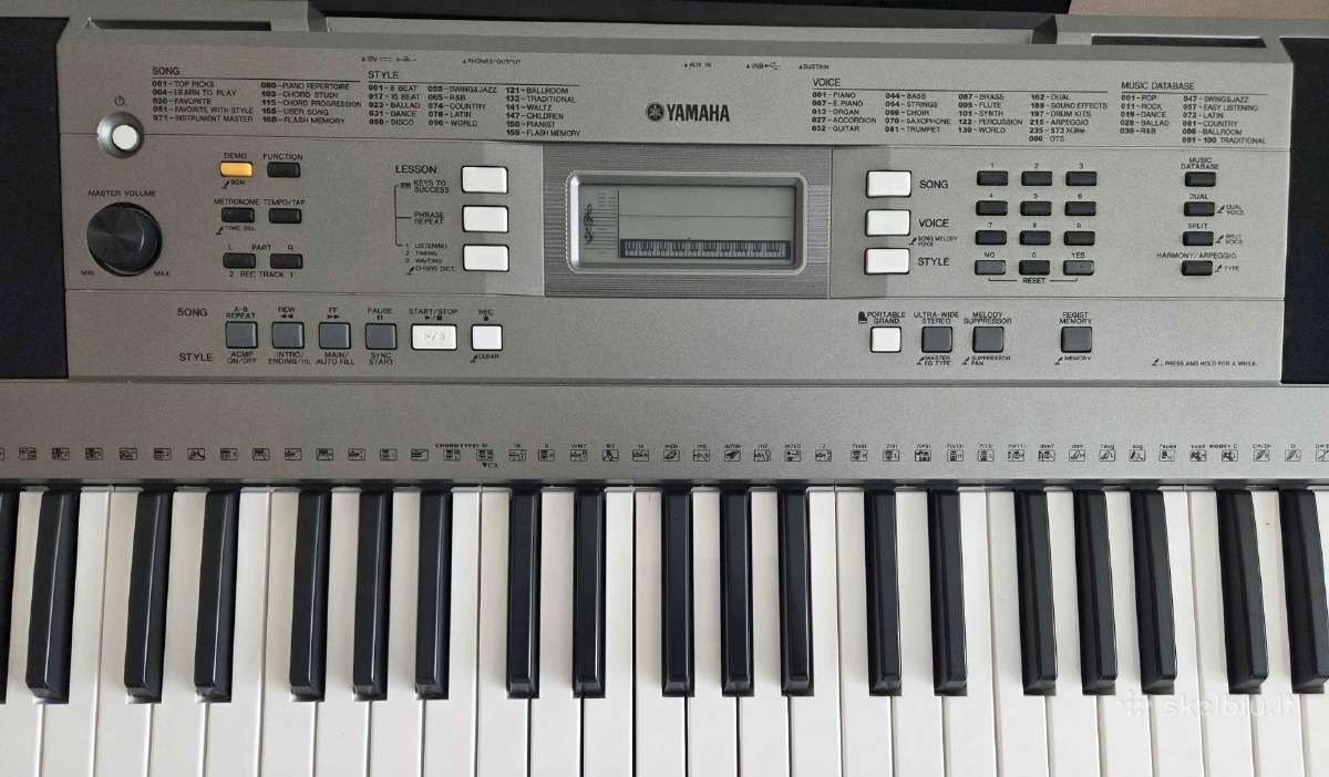 Yamaha Psr-e353 nešiojama klaviatūra - nuotraukos Nr. 3