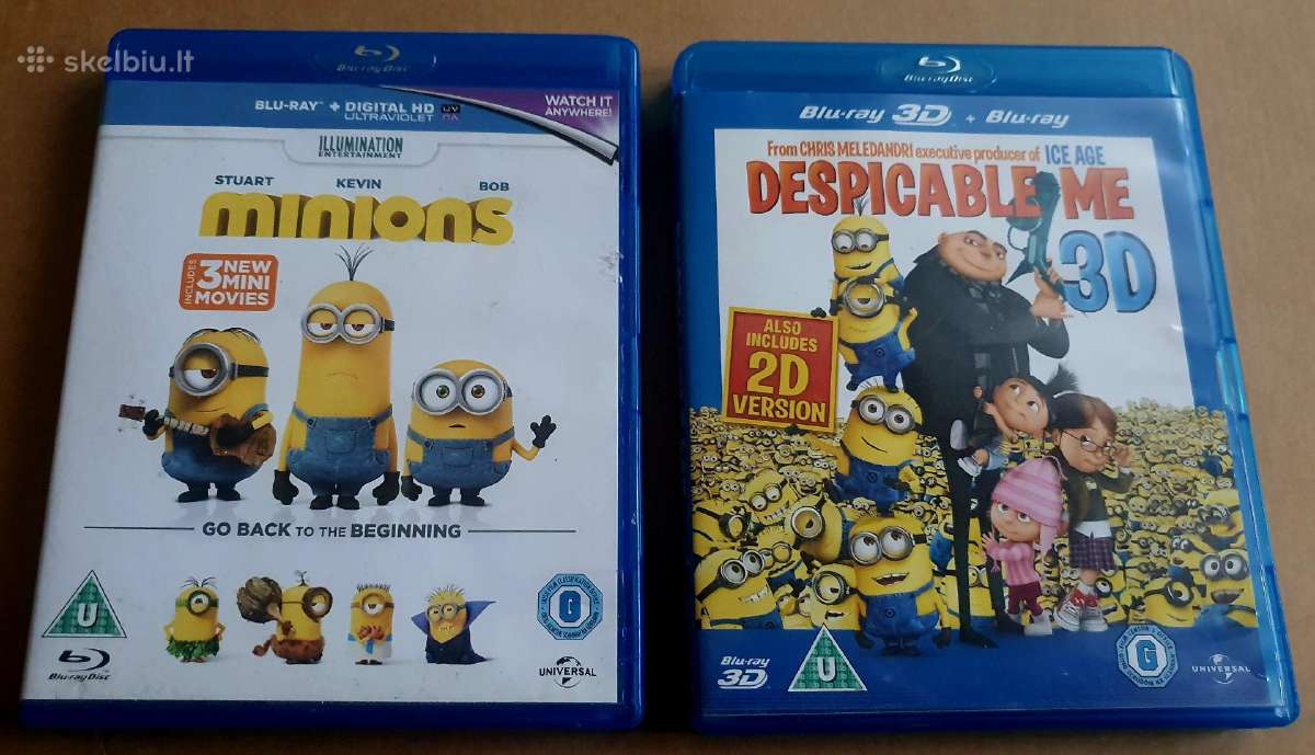 Minions & Despicable Me (Pakalikai) Blu-ray
