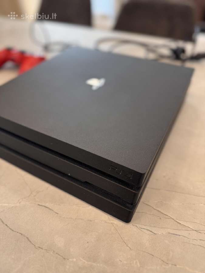 Playstation Ps4 Pro 1tb + žaidimai - nuotraukos Nr. 2