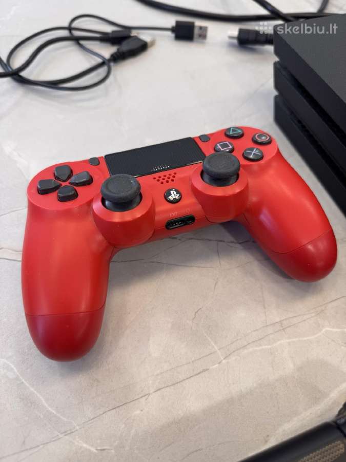Playstation Ps4 Pro 1tb + žaidimai - nuotraukos Nr. 4