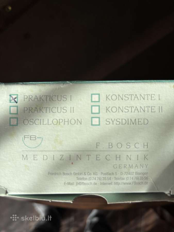 F. Bosch Kraujo spaudimo matavimo aparatas - nuotraukos Nr. 3