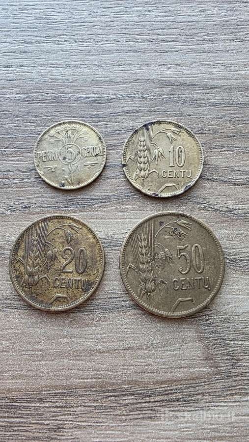 1925 metų centų komplektas 10€