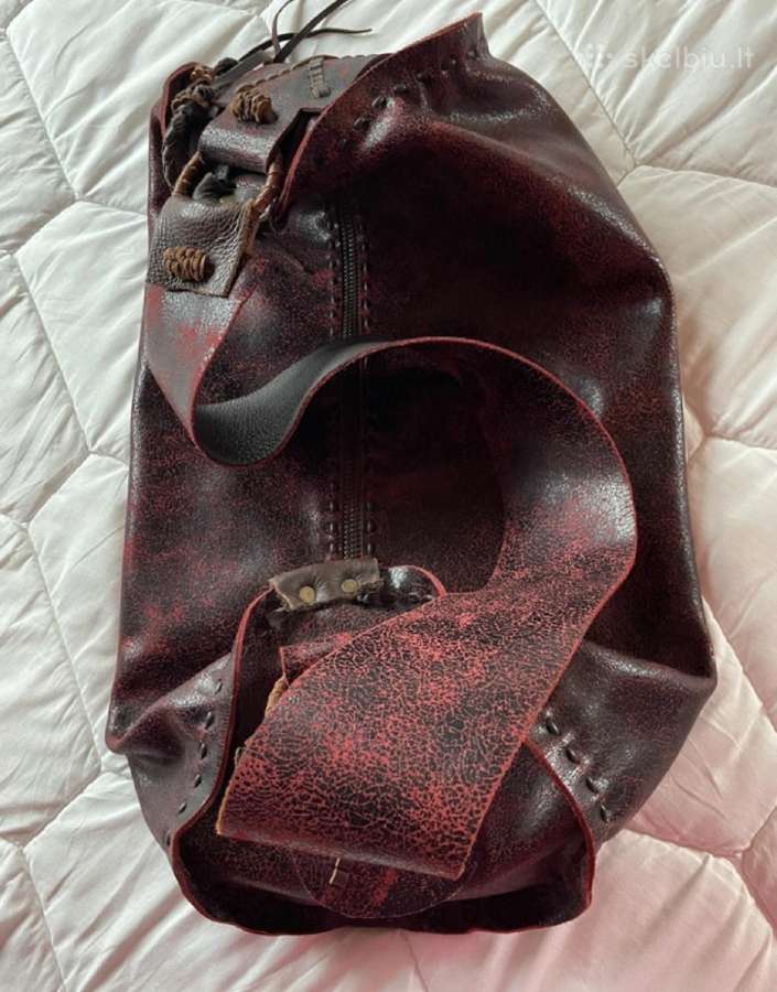 Odinė hobo Boho/vintage rankinė. - nuotraukos Nr. 2