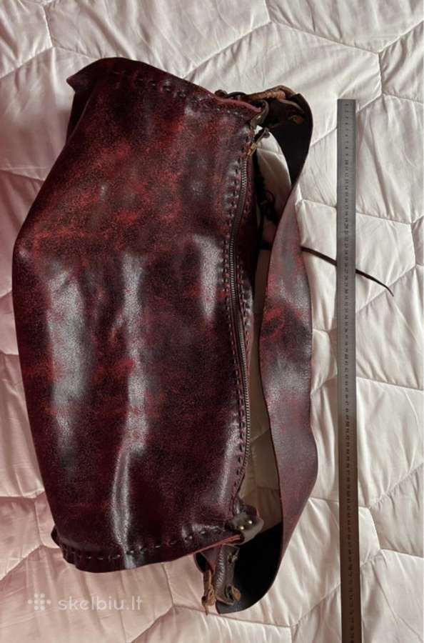 Odinė hobo Boho/vintage rankinė. - nuotraukos Nr. 10