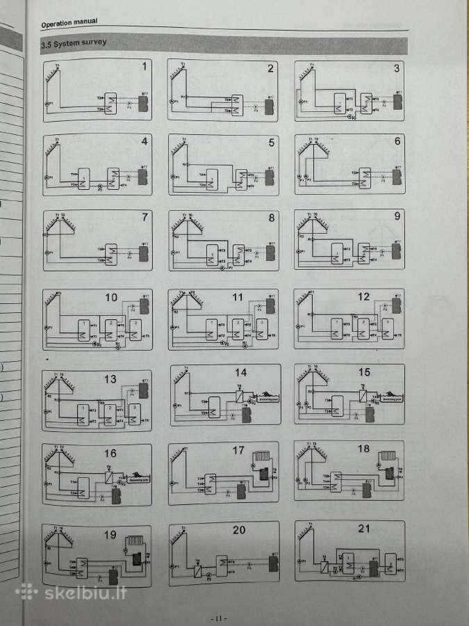 Saulės Kolektorių Valdiklis Sr988c1 (39 programos) - nuotraukos Nr. 19