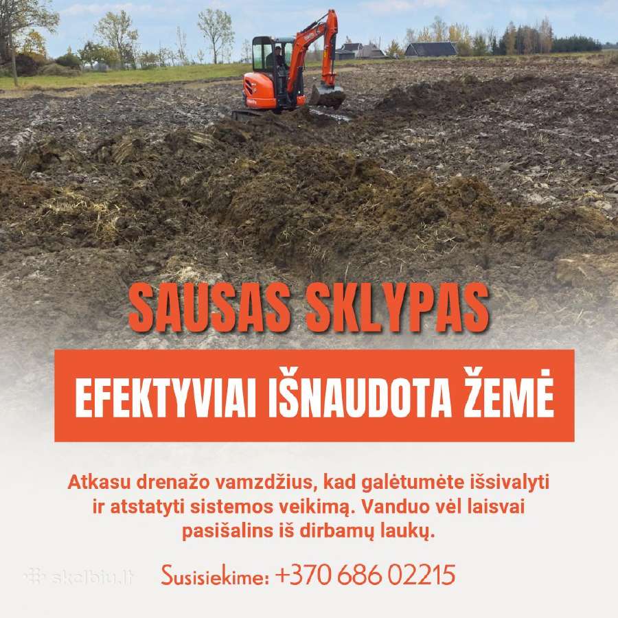 Ekskavatorius ir savivarčio paslaugos Suvalkijoje - nuotraukos Nr. 3