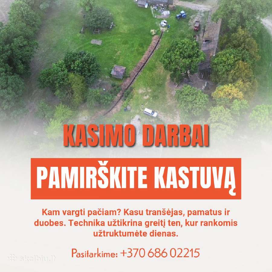 Kasimo ir savivarčio darbai Suvalkijoje