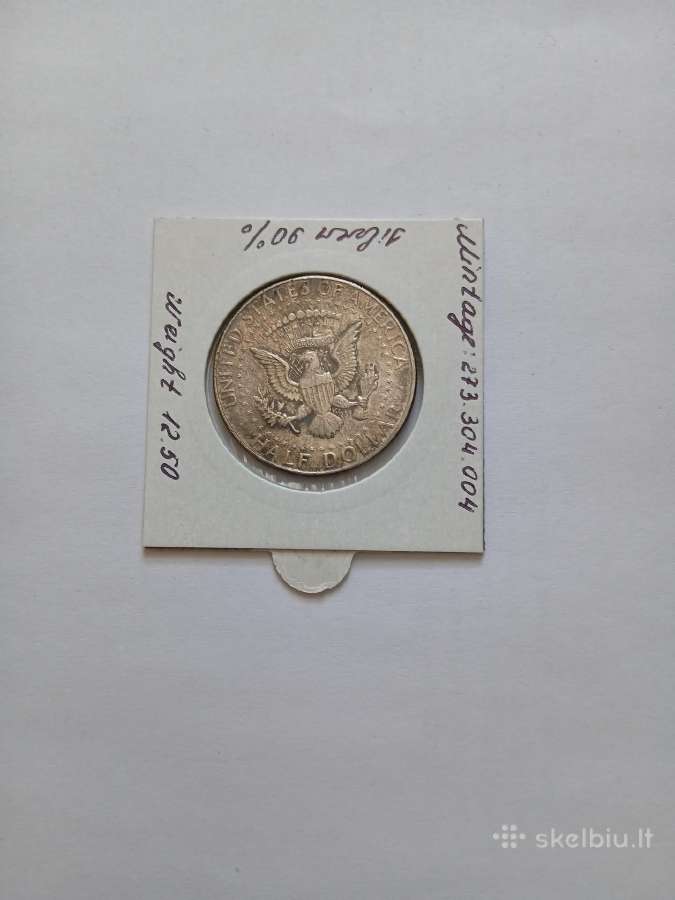 JAV 1964 Kennedy 1/2 Doleris - nuotraukos Nr. 2