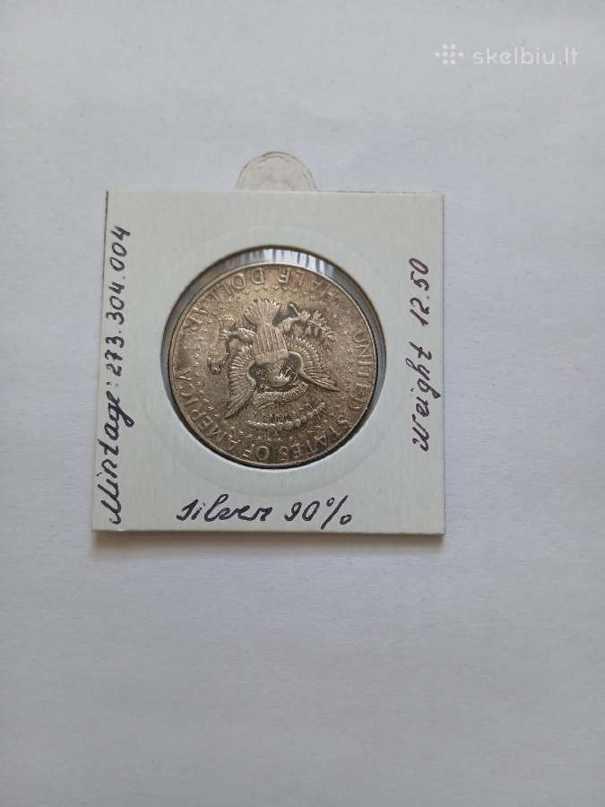JAV 1964 Kennedy 1/2 Doleris - nuotraukos Nr. 3