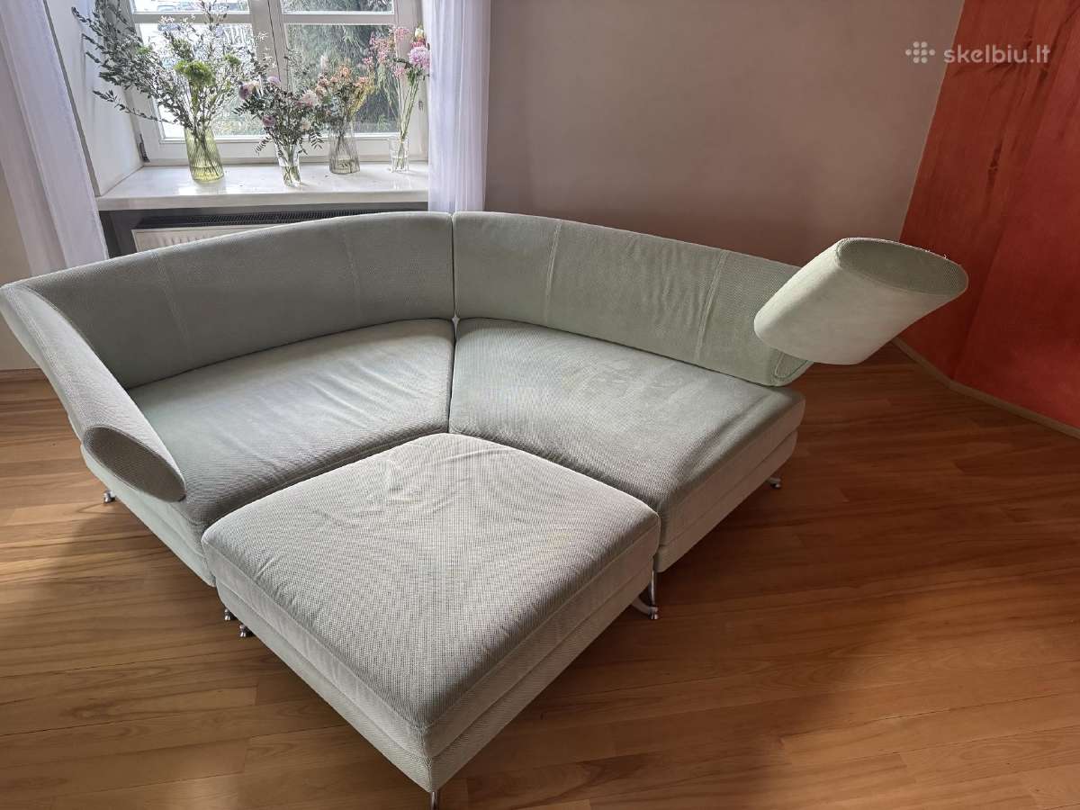 Kampinė Sofa Rolf Benz - nuotraukos Nr. 5