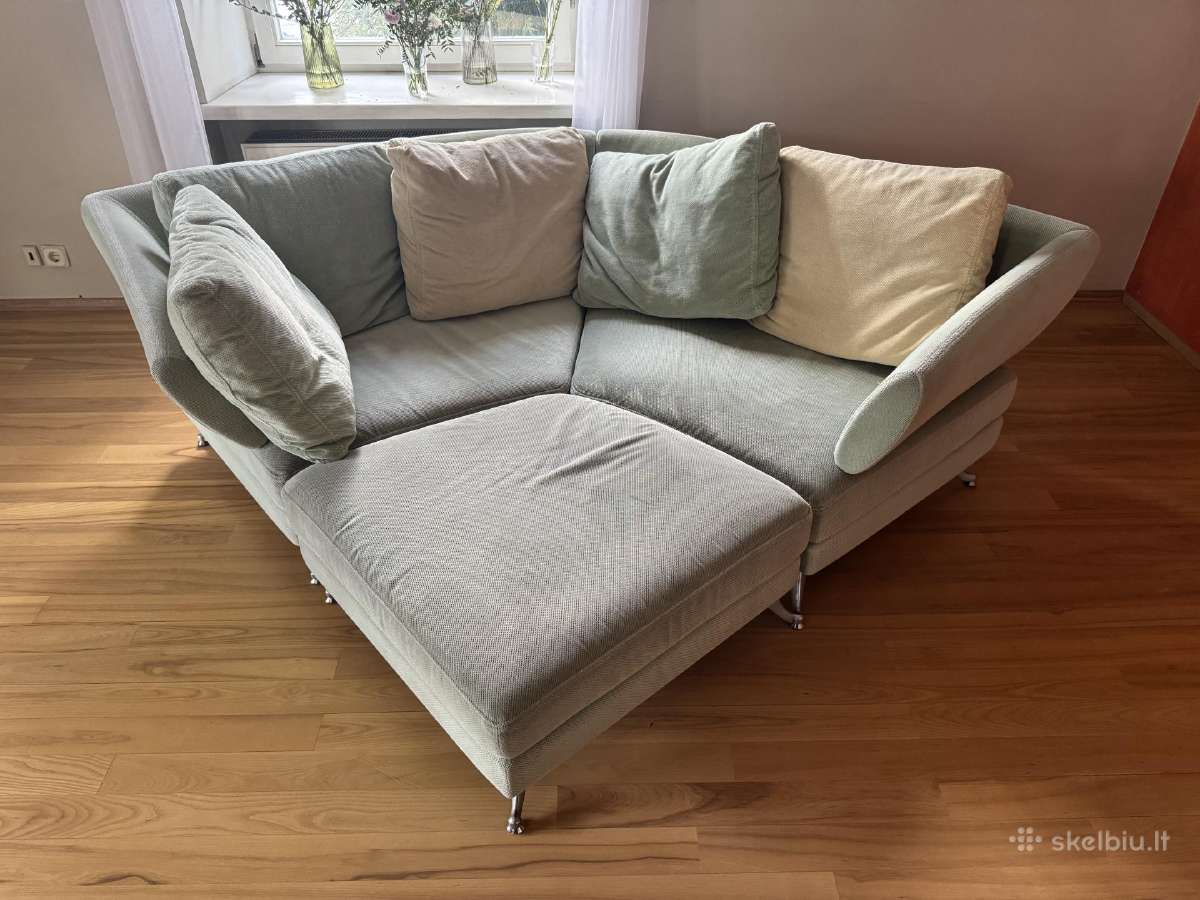 Kampinė Sofa Rolf Benz - nuotraukos Nr. 3