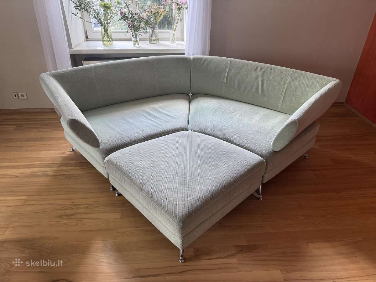 Kampinė Sofa Rolf Benz - nuotraukos Nr. 14