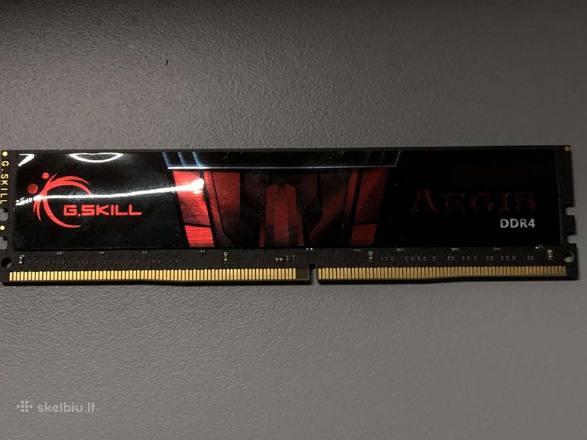 RAM, 8 GB, 3000 MHz, Aegis ddr4 f4-3000c16s-8gisb