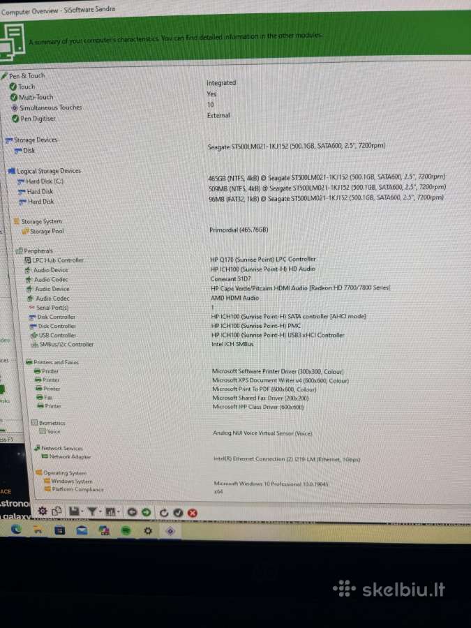 Hp Elite One 800 G2 Touch