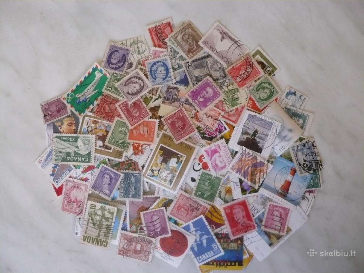 Skirtingu pašto ženklu rinkinys Nr47 , viso 317vnt