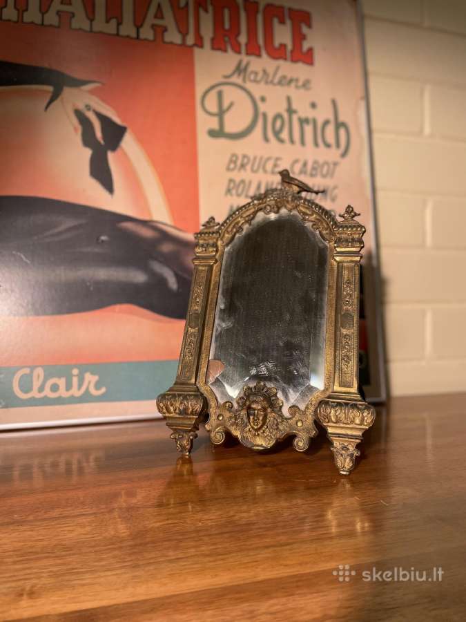 Antikvarinis stalo veidrodis - nuotraukos Nr. 7