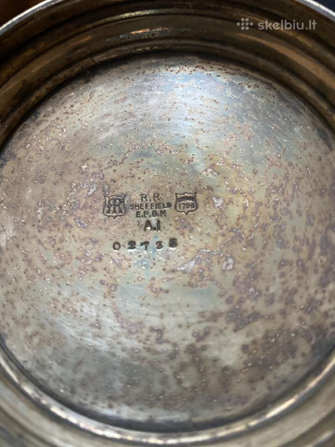 Richard Richardson metalinis arbatinukas ~1920 - nuotraukos Nr. 4