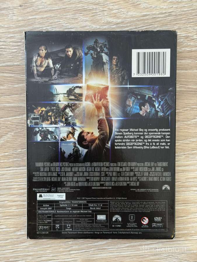 Transformers Dvd - nuotraukos Nr. 2