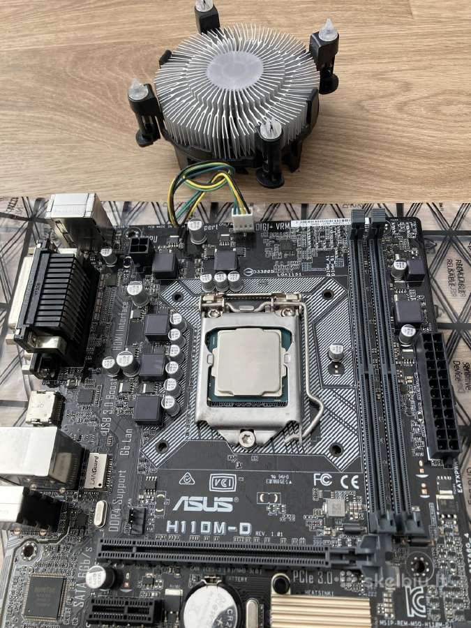 Asus H110m-d motininė plokštė - nuotraukos Nr. 6
