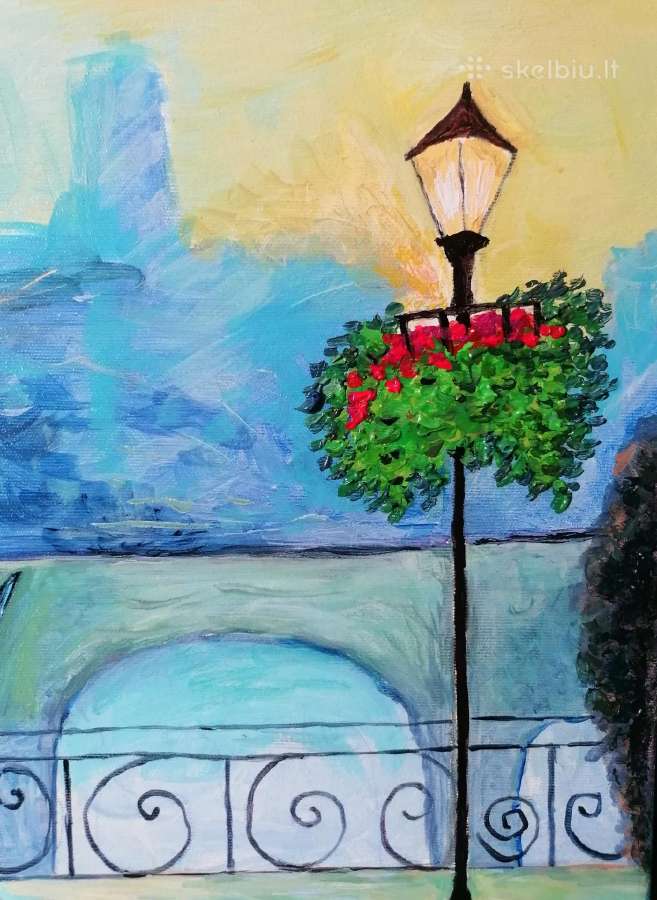 Paveikslas „Pasimatymas", painting "The Date" - nuotraukos Nr. 3