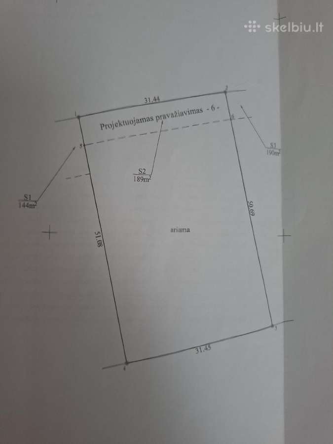 Parduodamas 16 Arų Namų Valdos Sklypas Jonavos R., - nuotraukos Nr. 2